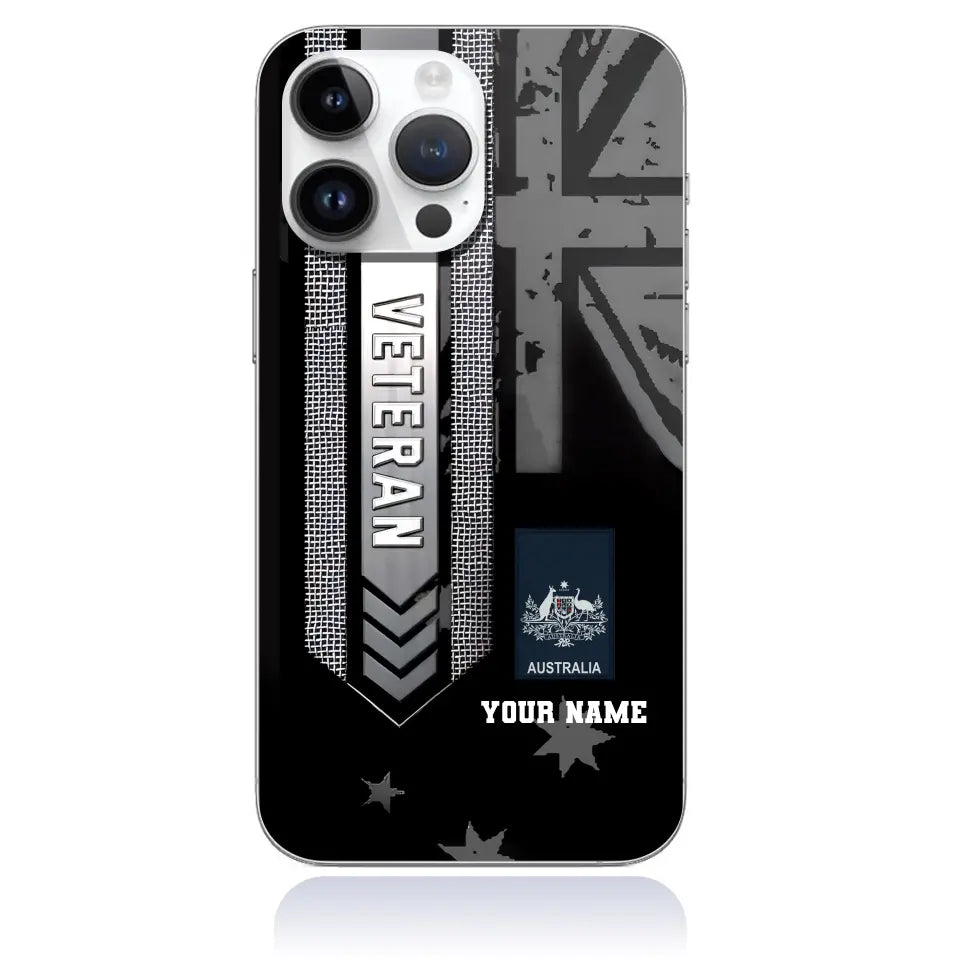 Personalized Australia Soldier/Veterans With Rank And Name Phone Case Printed - 2308230001