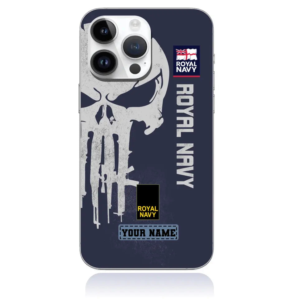 Coque de téléphone personnalisée pour soldat/vétéran du Royaume-Uni - 0709230002