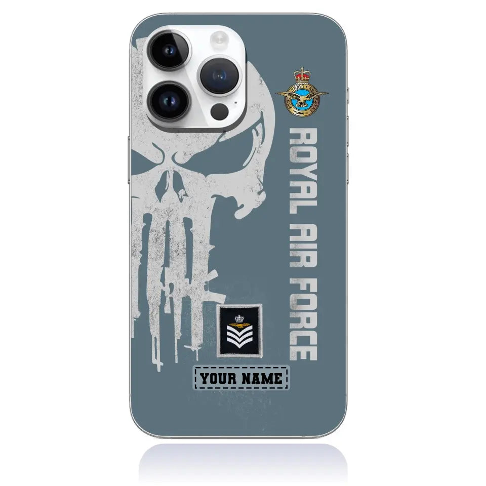 Coque de téléphone personnalisée pour soldat/vétéran du Royaume-Uni - 0709230002