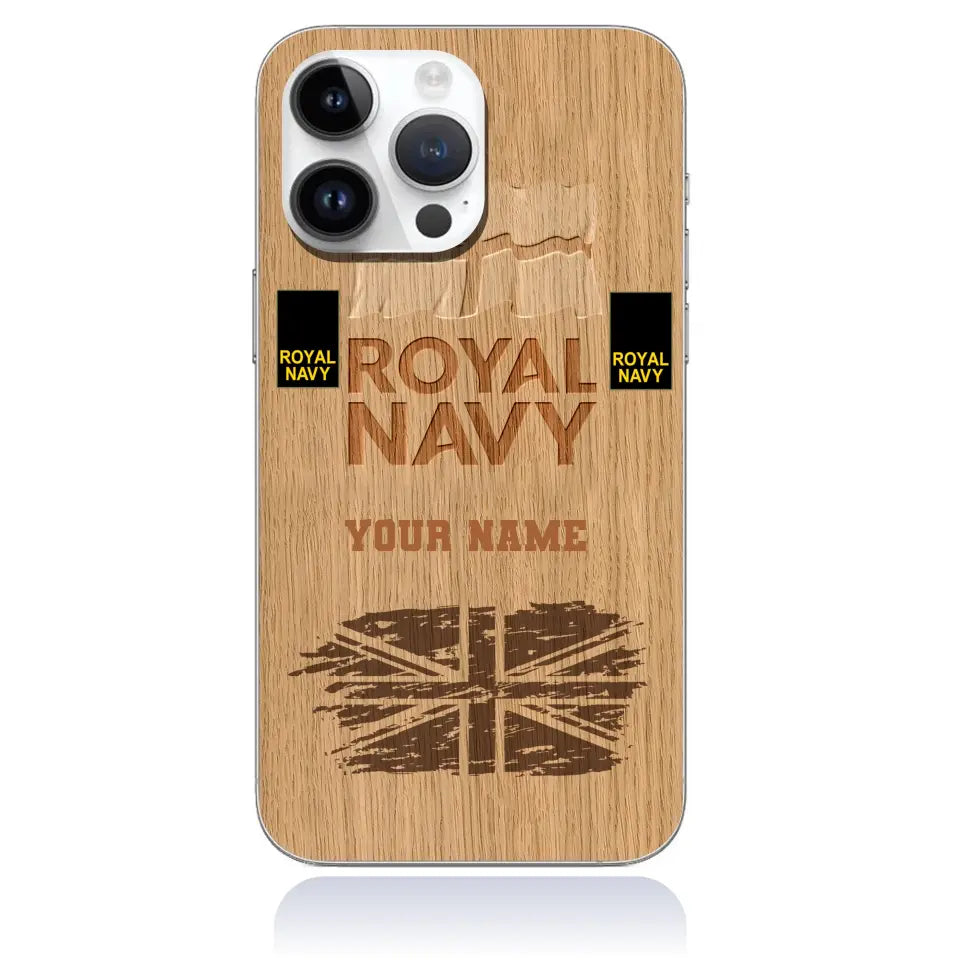 Coque de téléphone personnalisée pour soldat/vétéran du Royaume-Uni - 0709230001