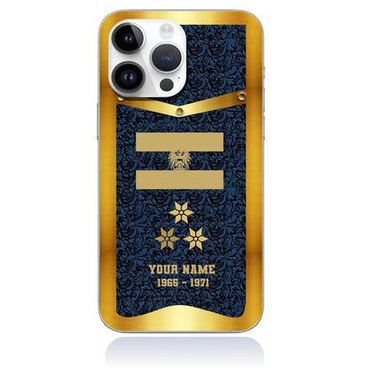 Personalized Austria Soldier/Veterans With Rank And Name Phone Case Printed - 1409230001