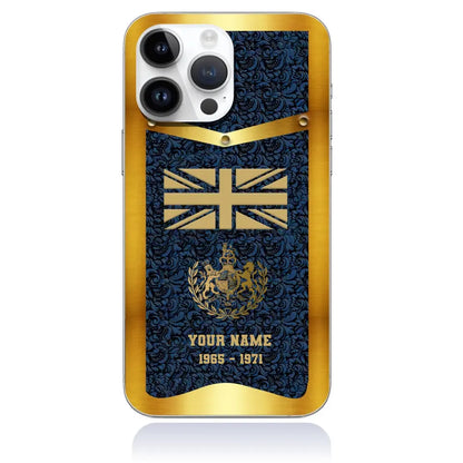 Personalized UK Soldier/Veterans With Rank And Name Phone Case Printed - 1408230001