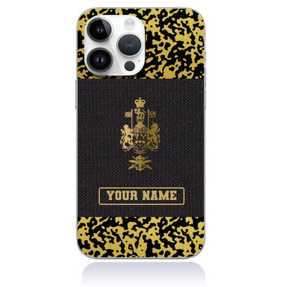 Personalized Canada Soldier/Veterans With Rank And Name Phone Case Printed - 1509230001