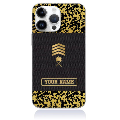 Personalized Sweden Soldier/Veterans With Rank And Name Phone Case Printed - 1509230001