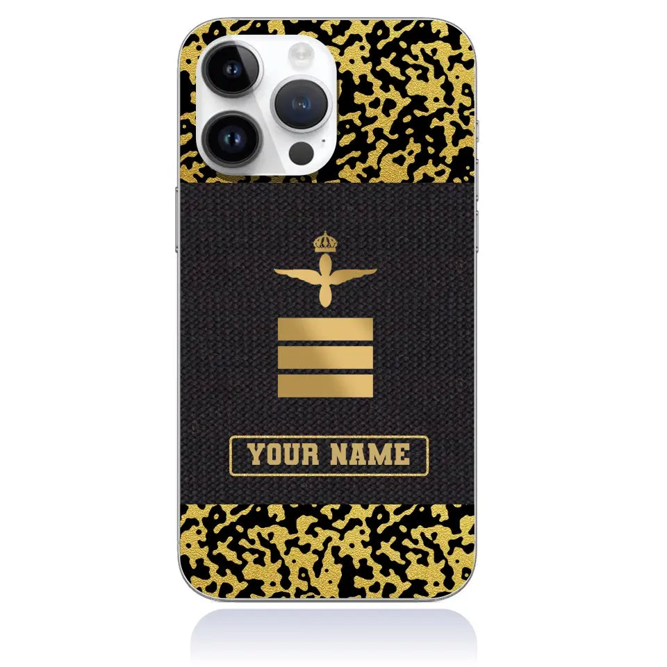 Personalized Sweden Soldier/Veterans With Rank And Name Phone Case Printed - 1509230001