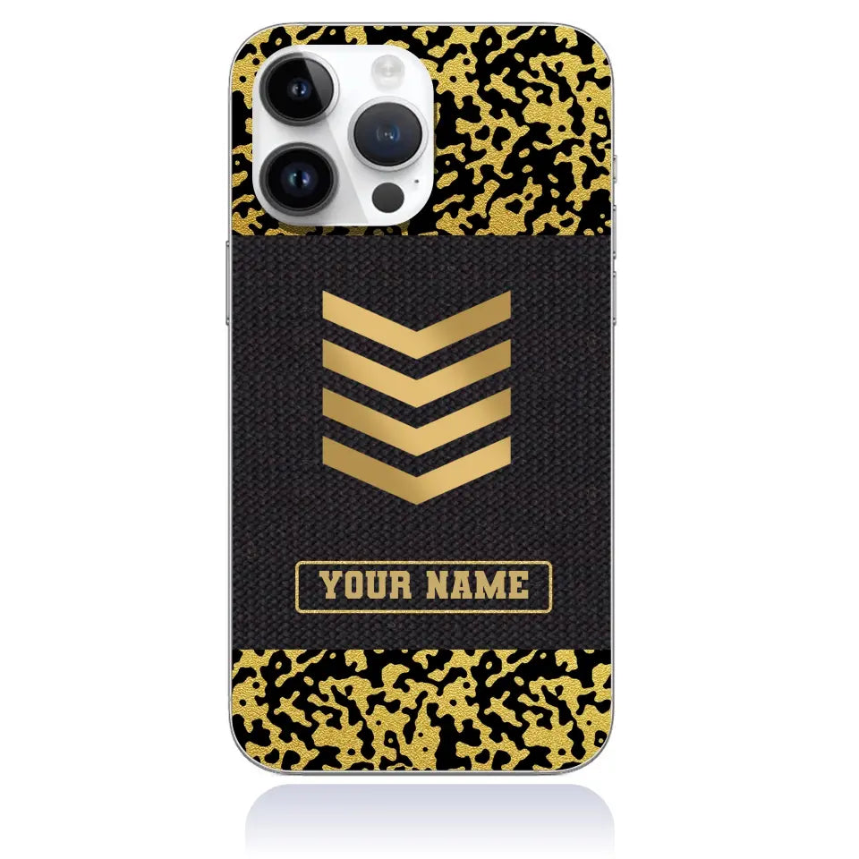 Personalized Netherlands Soldier/Veterans With Rank And Name Phone Case Printed - 1509230001