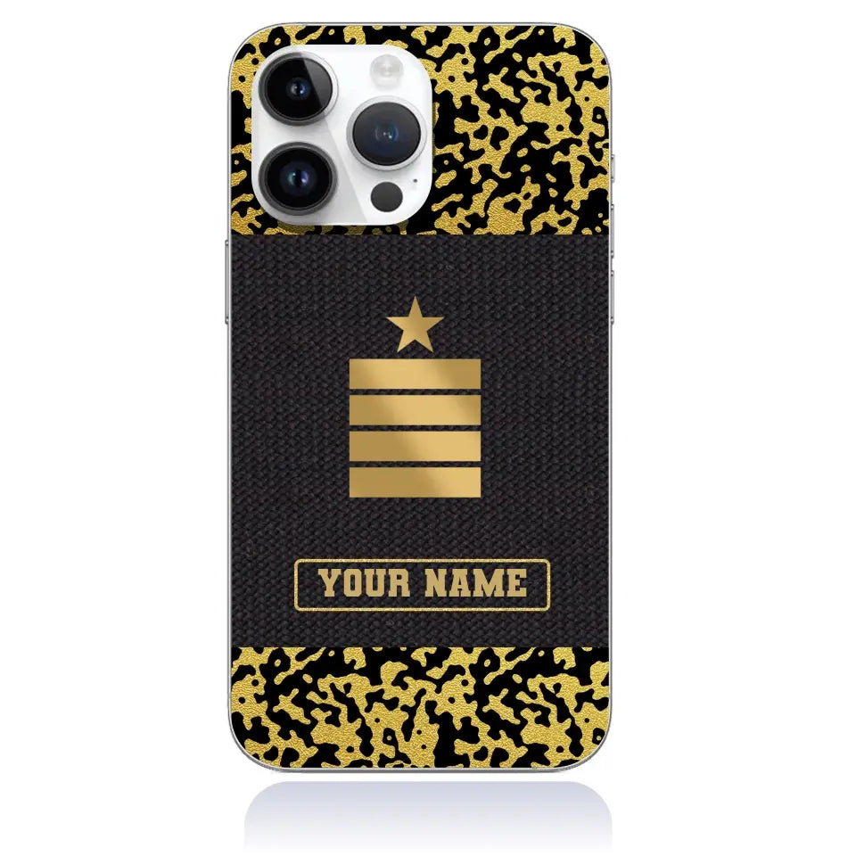 Personalized Ireland Soldier/Veterans With Rank And Name Phone Case Printed - 1509230001