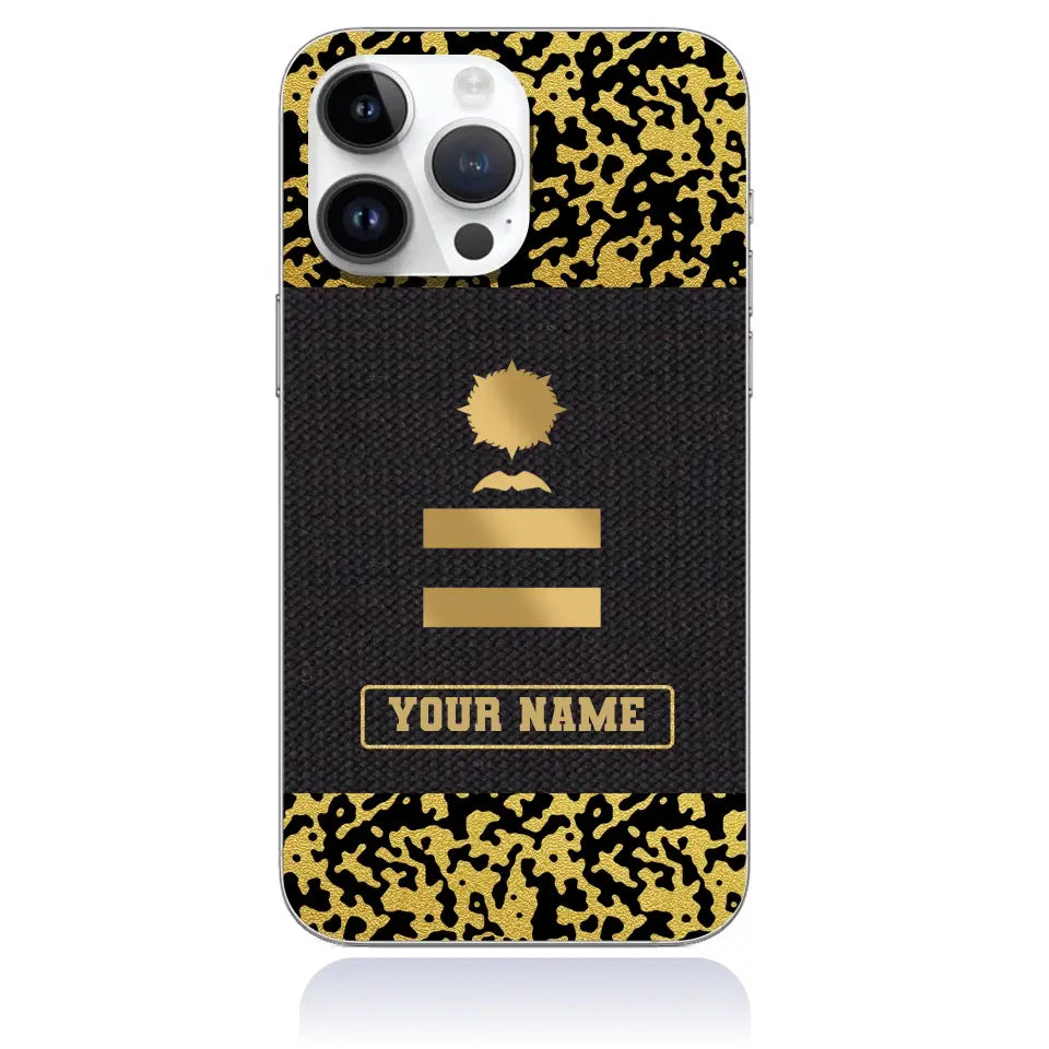 Personalized Ireland Soldier/Veterans With Rank And Name Phone Case Printed - 1509230001