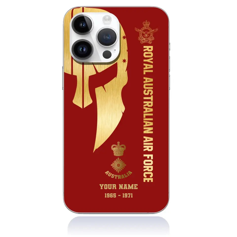 Personalized Australian Soldier/Veterans With Rank Year And Name Phone Case Printed - 1909230001