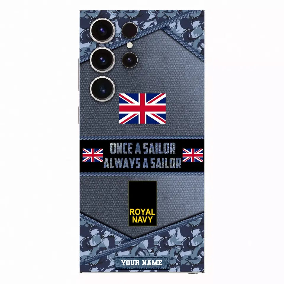 Personalized United Kingdom Soldier/Veterans With Rank And Name Phone Case Printed - 2309230001