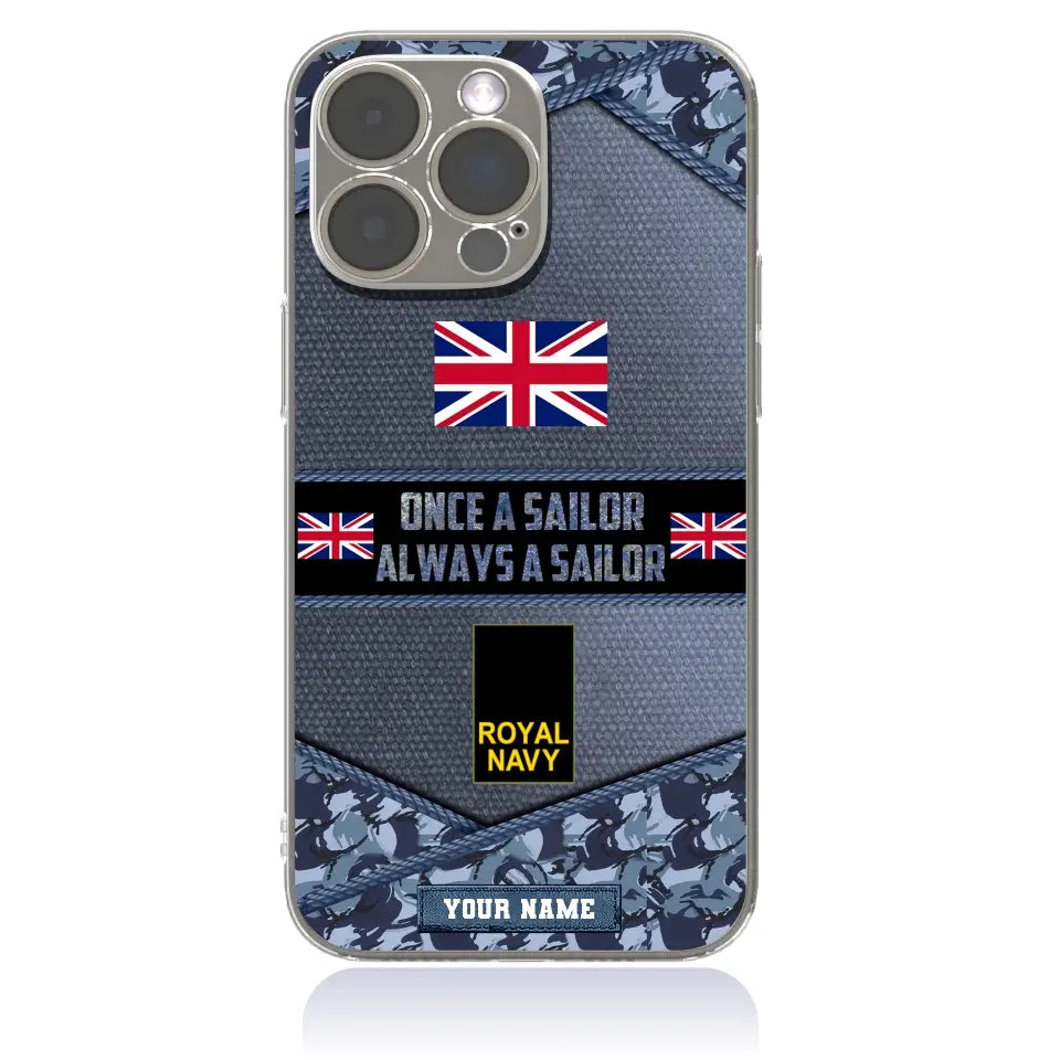 Personalized United Kingdom Soldier/Veterans With Rank And Name Phone Case Printed - 2309230001