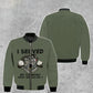 Personalized France Soldier/ Veteran Camo With Name And Rank Bomber Jacket 3D Printed - 2509230001
