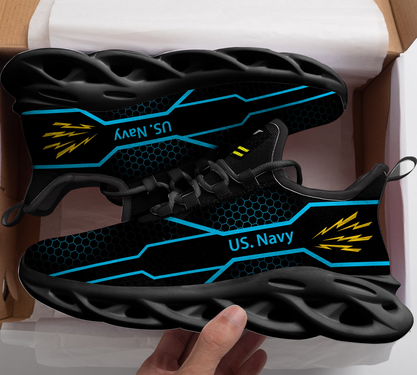 US Military – Navy Rating All Over Print Sneakers