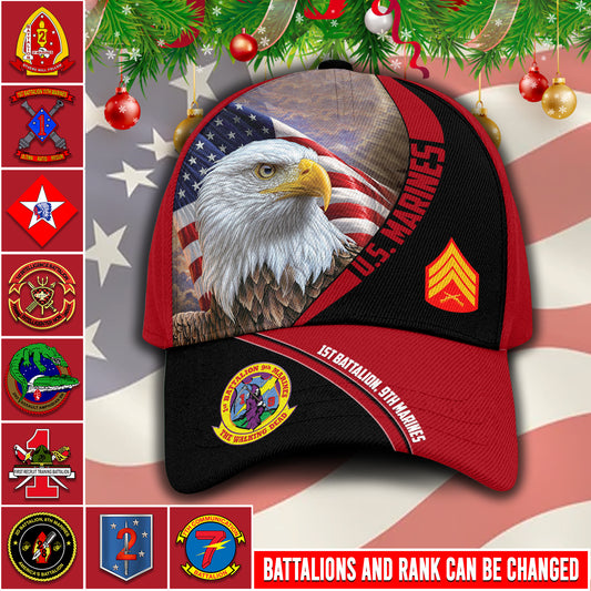 US Militär – Marine Battalion All Over Print Cap