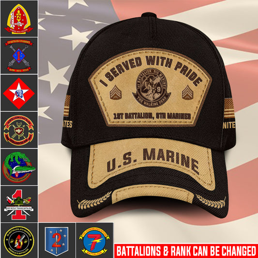 US Military – Marine Battalion All Over Print Cap