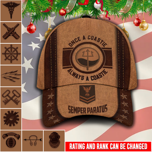 US Military – Coast Guard Rating All Over Print Cap