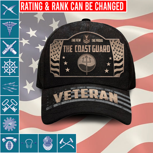 US Military – Coast Guard Rating All Over Print Cap