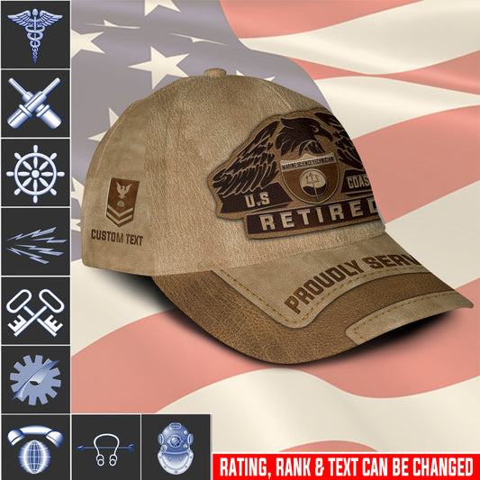 US Military – Coast Guard Rating All Over Print Cap