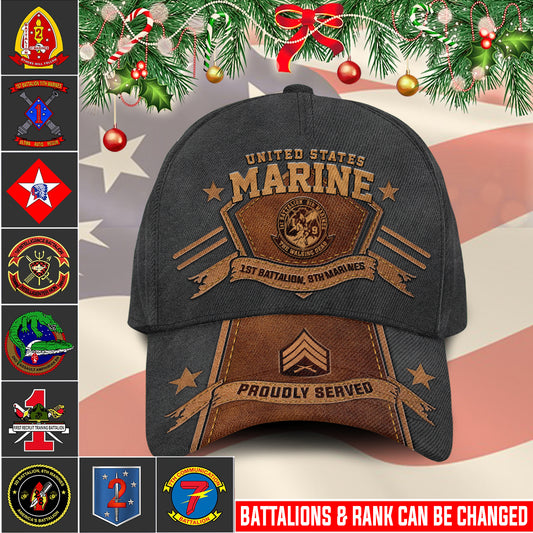 US Military – Marine Battalion All Over Print Cap