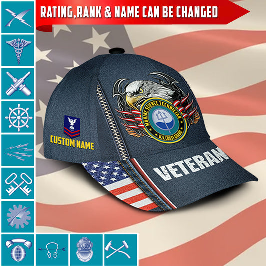 US Military – Coast Guard Rating All Over Print Cap