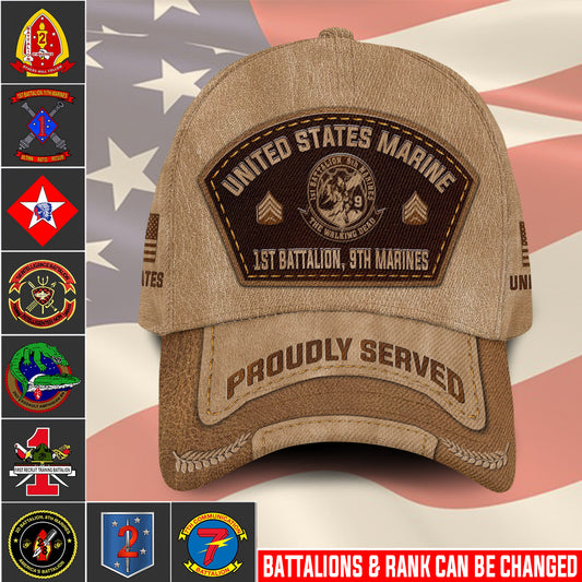 US Military – Marine Battalion All Over Print Cap