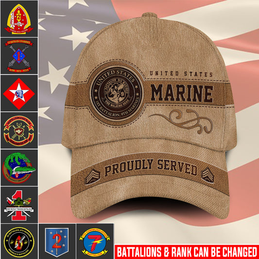 US Military – Marine Battalion All Over Print Cap