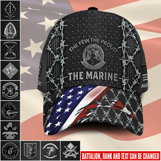 US Military – Marine Battalion All Over Print Cap