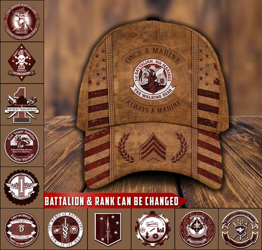 US Military – Marine Battalion All Over Print Cap