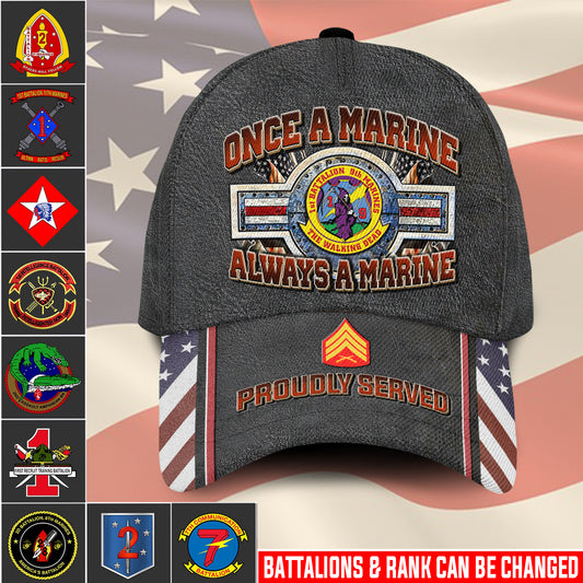 US Military – Marine Battalion All Over Print Cap