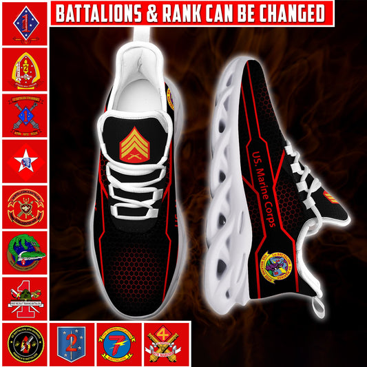 US Military – Marine Battalion All Over Print Sneakers