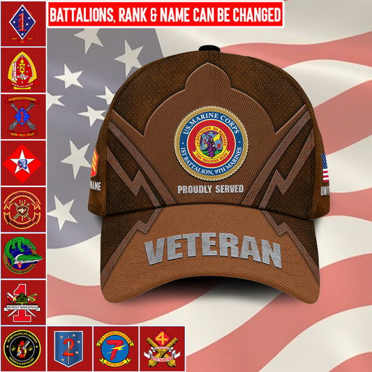 US Military – Marine Battalion All Over Print Cap