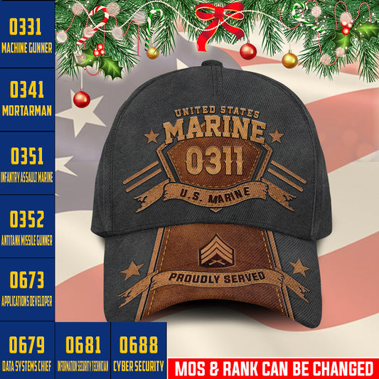 US Military – Marine MOS All Over Print Cap