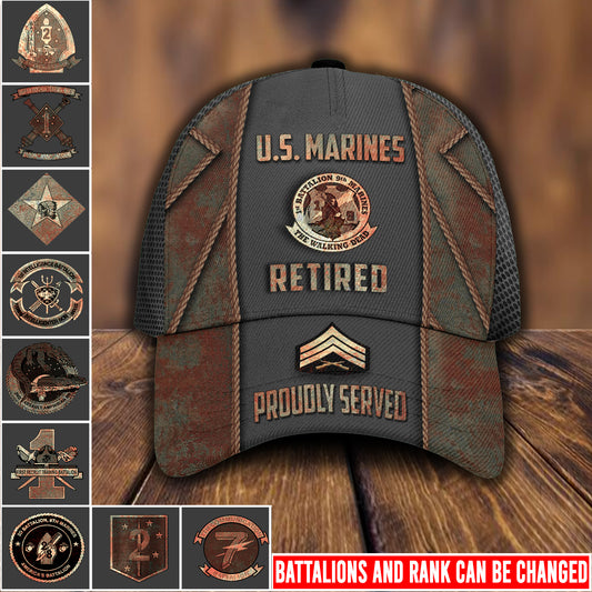 US Military – Marine Battalion All Over Print Cap