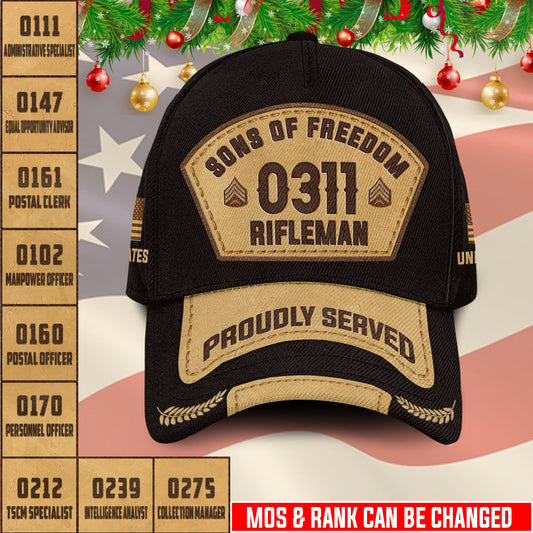 US Military – Marine MOS All Over Print Cap