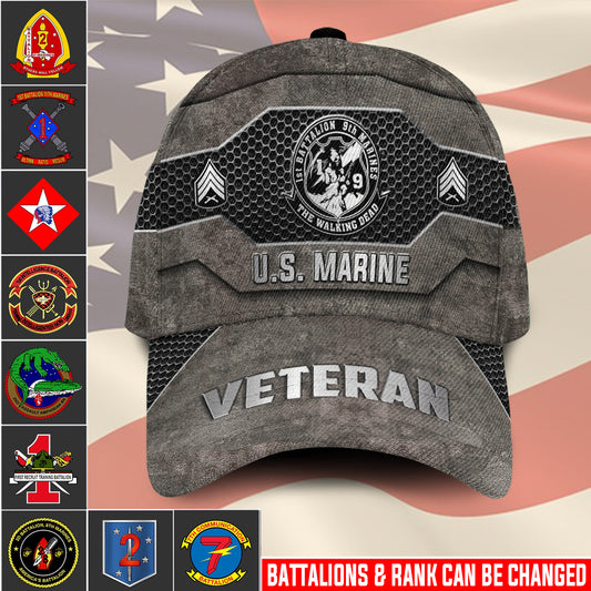 US Military – Marine Battalion All Over Print Cap