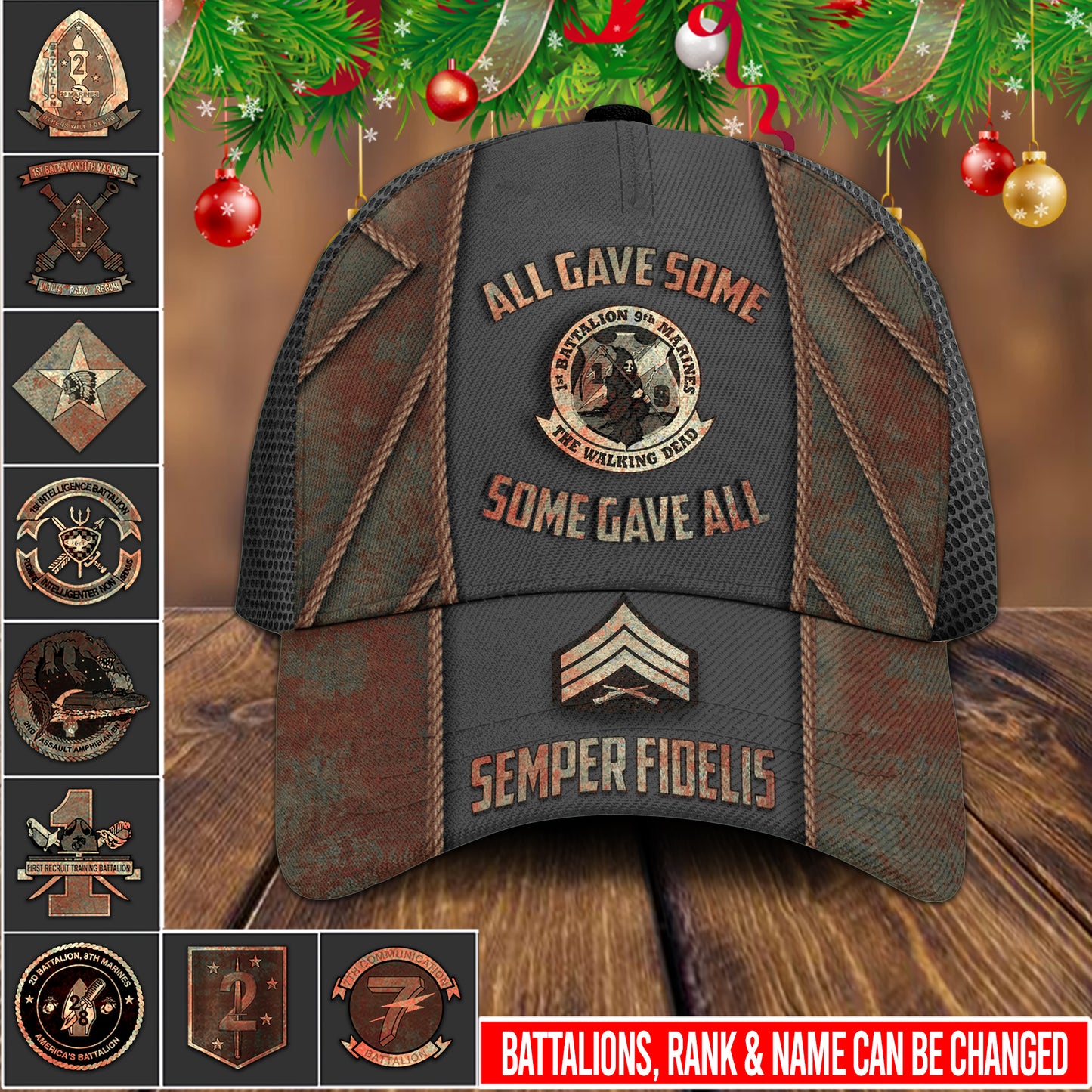 US Military – Marine Battalion All Over Print Cap