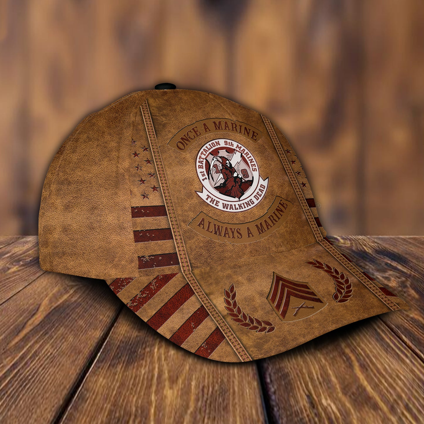 US Military – Marine Battalion All Over Print Cap