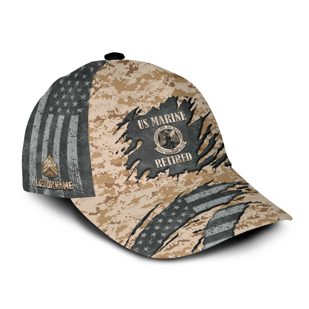 US Military – Marine Battalion All Over Print Cap