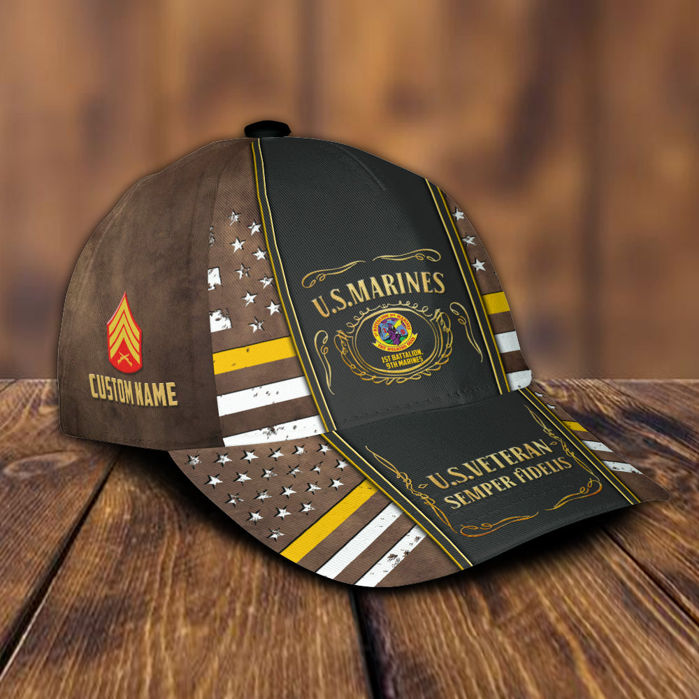 US Military – Marine Battalion All Over Print Cap