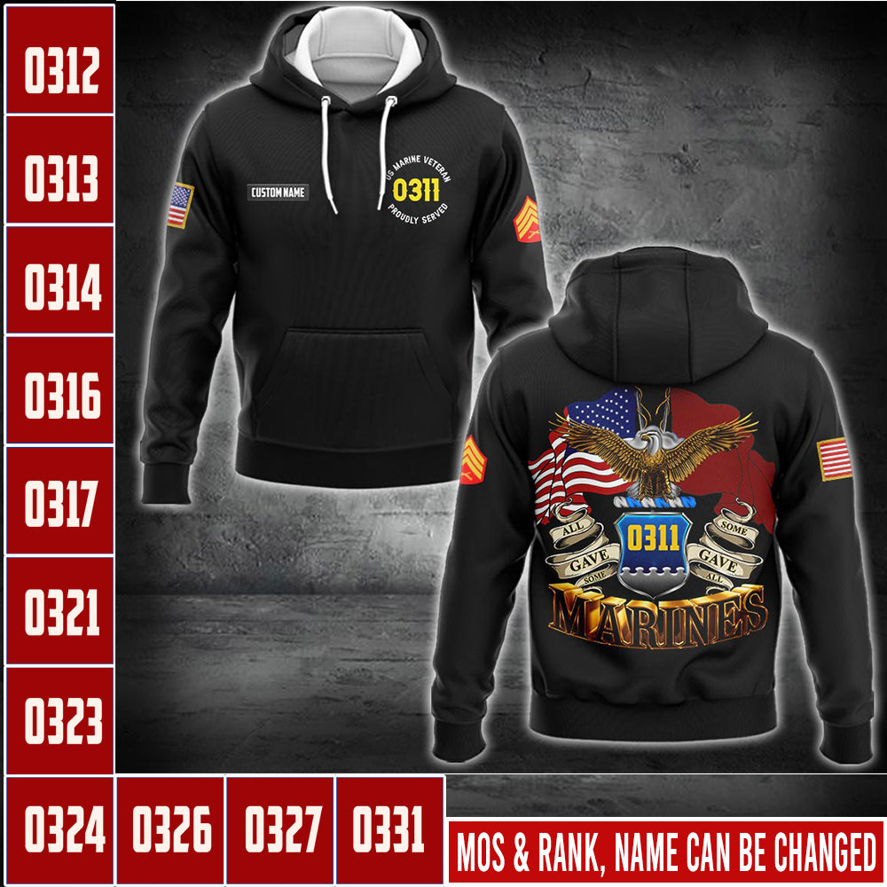 US Militär – Marine MOS Bomberjacke mit Allover-Print