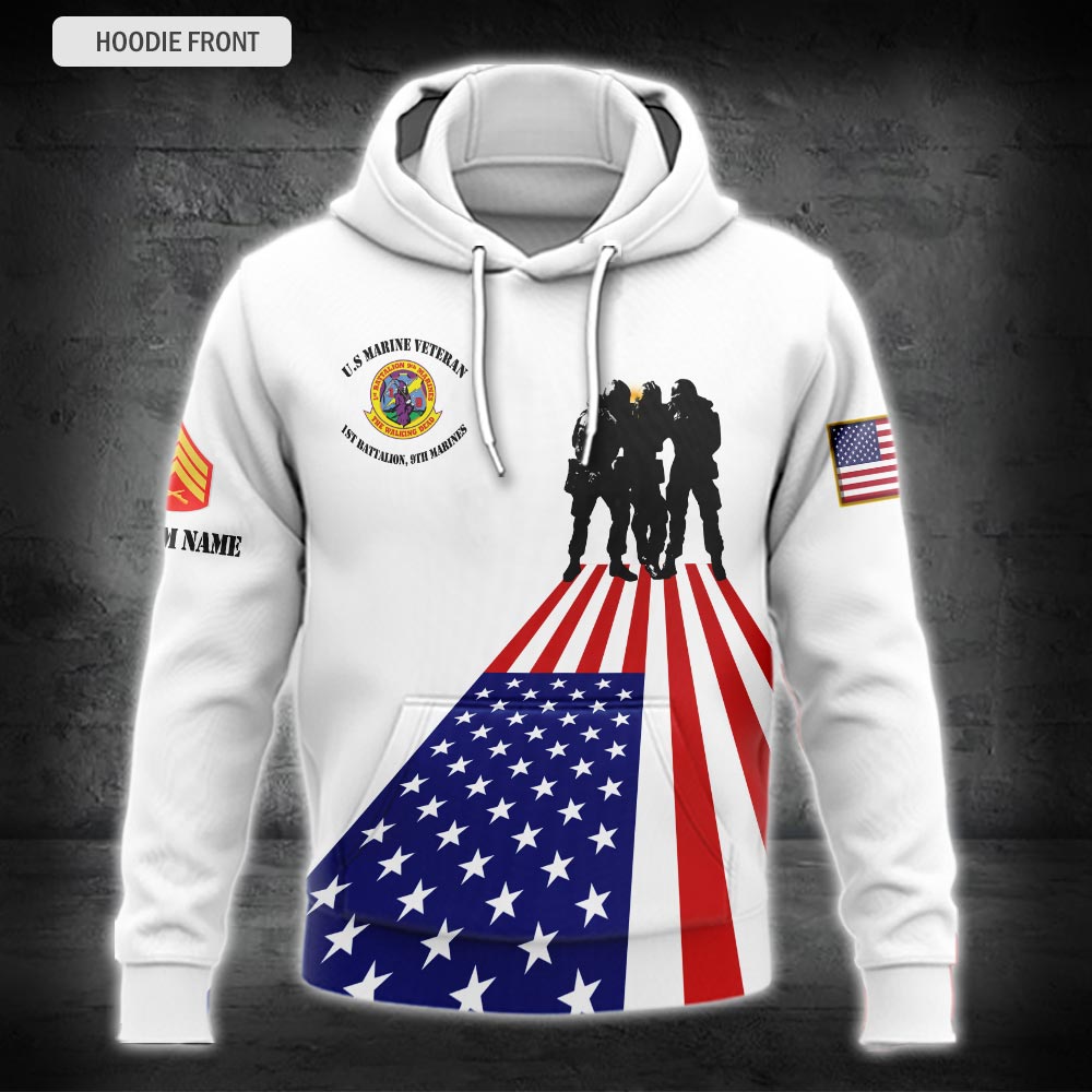 US Military – Marine Battalion All Over Print Bomber Jacket