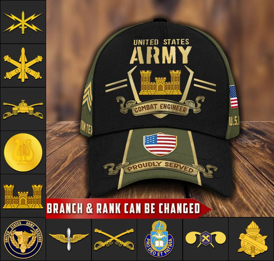 Casquette à imprimé intégral de l'armée américaine