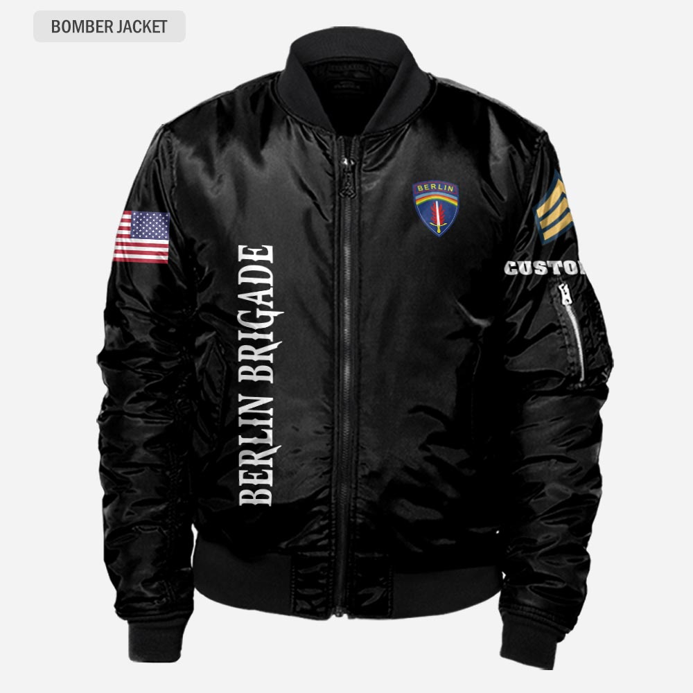 US Military – Army Division All Over Print Bomber Jacket