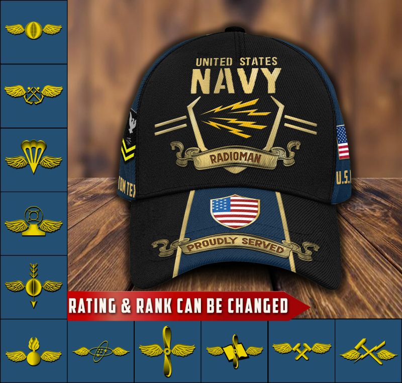 US Military – Navy Rating All Over Print Cap