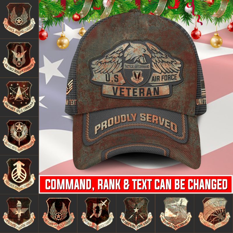 US Military – Air Force Command All Over Print Cap