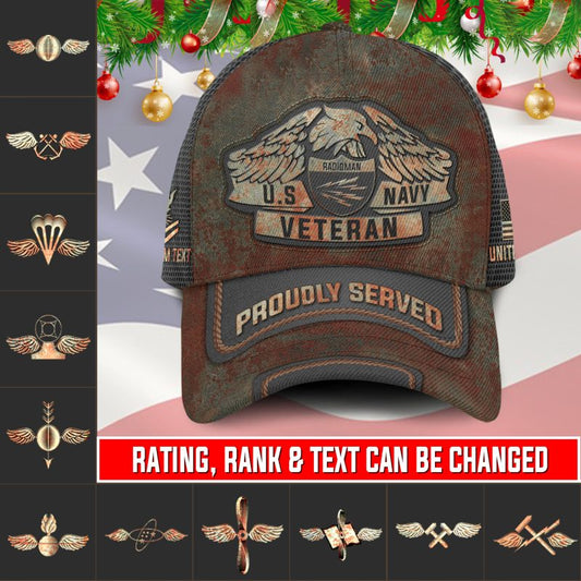 US Military – Navy Rating All Over Print Cap