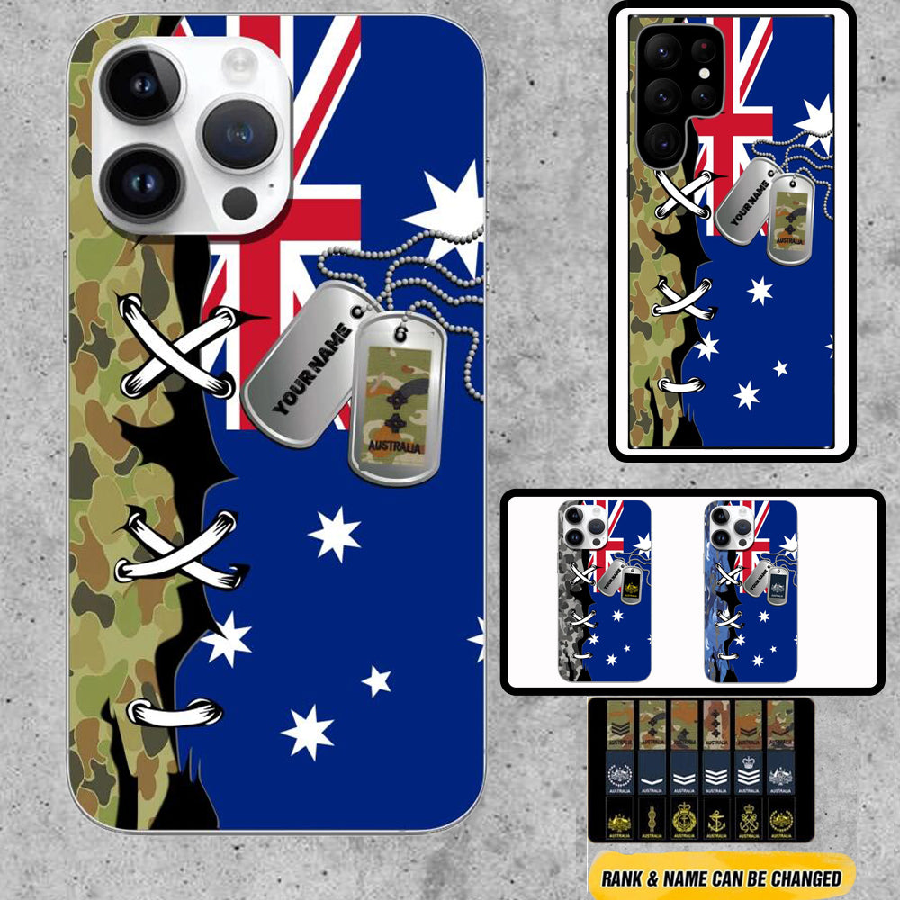 Personalized Australian Soldier/Veterans Phone Case Printed - 3101230005