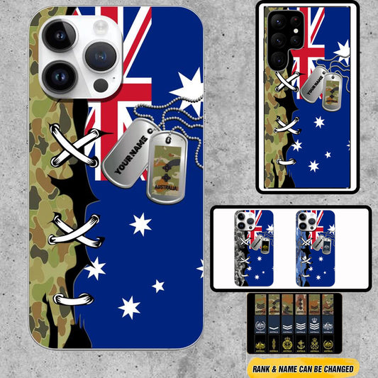 Personalized Australian Soldier/Veterans Phone Case Printed - 3101230005
