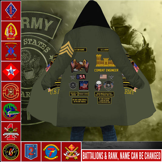 US Military – Marine Battalion All Over Print Cloak